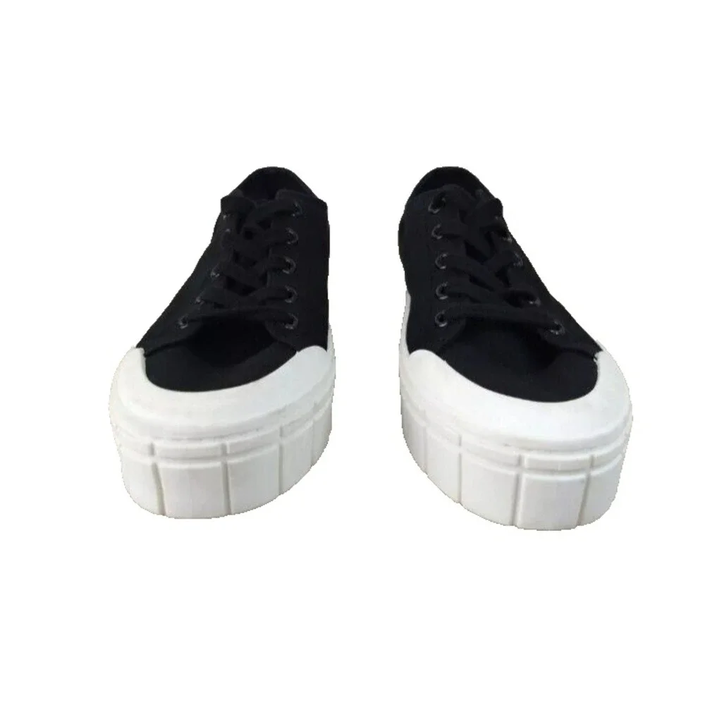 No Boundaries Chunky Lug Low‎ Top Sneakers Women's Size 7 Black Platform Shoes